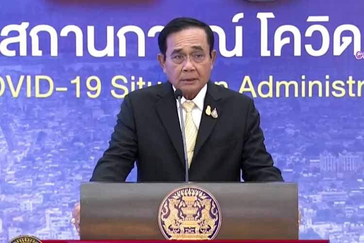 Statsminister Prayut Chan-ocha signaliserte i dag den 19. forlengelsen av unntakstilstanden.