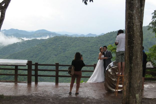 Khao Yai er et yndet sted for bryllupsfotografier