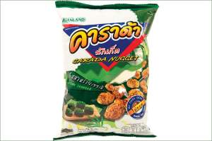 «Carada Nugget Sesame Seaweed» er produsert i Thailand.