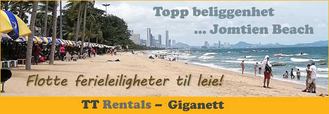 TT Rentals - ferieleiligheter Jomtien Beach