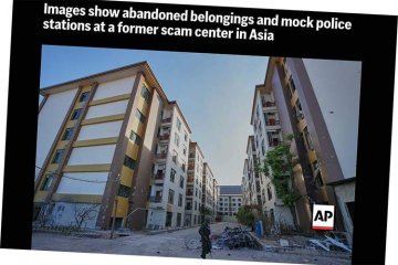 En «by» bygget for svindlere står nå tom på Kambodsja-grensen