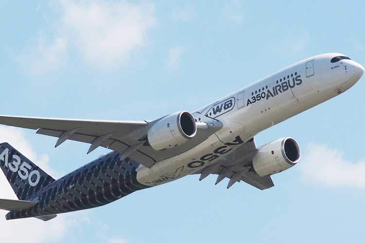 Airbus A350 skal brukes på ruten til Bangkok.