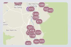 Rekordstore st&oslash;vniv&aring;er i Nord-Thailand, Pai verst rammet