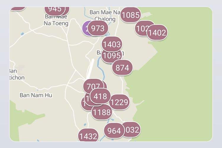 Rekordstore st&oslash;vniv&aring;er i Nord-Thailand, Pai verst rammet