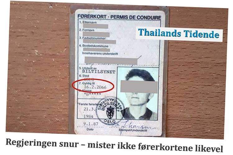 Siste nytt om norske f&oslash;rerkort &ndash; m&aring; fornye innen 18. januar 2033