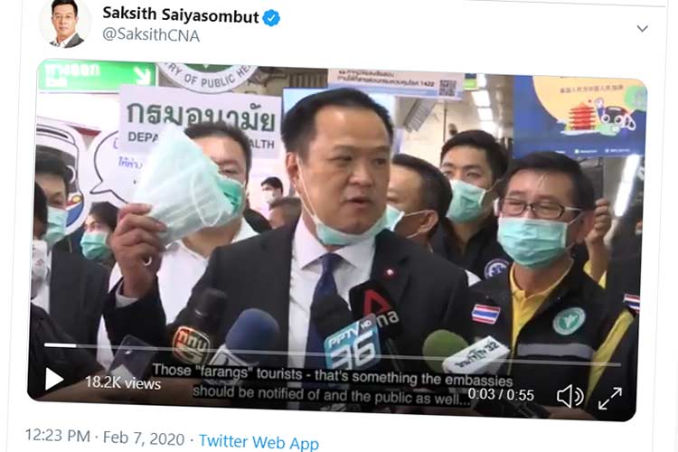 Helseminister i harnisk: «Vil kaste ut faranger som ikke bruker utdelte munnbind»
