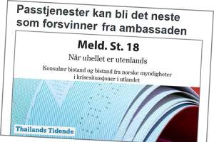 UD: – Ingen kriterier peker mot at passtjenestene forsvinner fra Bangkok