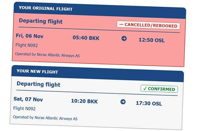 Norse Alantic i &oslash;konomiske problemer &ndash; endrer flyvninger for thailandsfarere